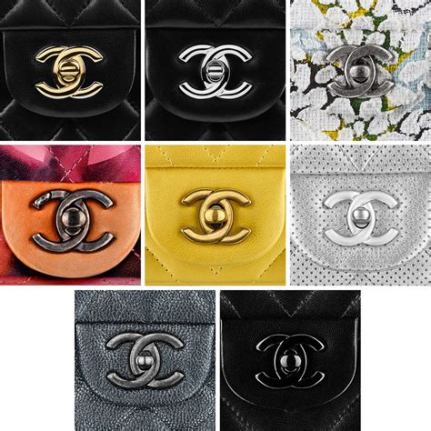 chanel bag hardware colors.